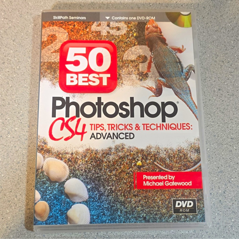 SkillPath Seminars 50 Best Photoshop CS4 Advanced Tips & Techniques DVD Win/Mac